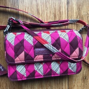 Vera Bradley crossbody wallet purse